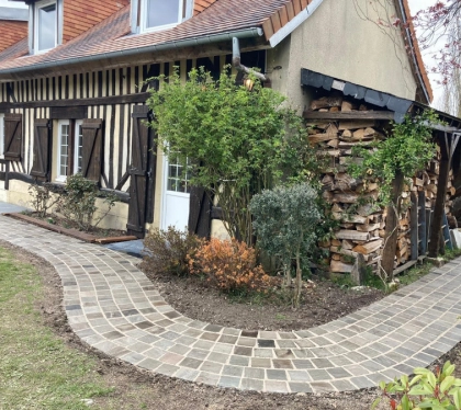 Allées / Voiries - Pose de terrasse en Normandie